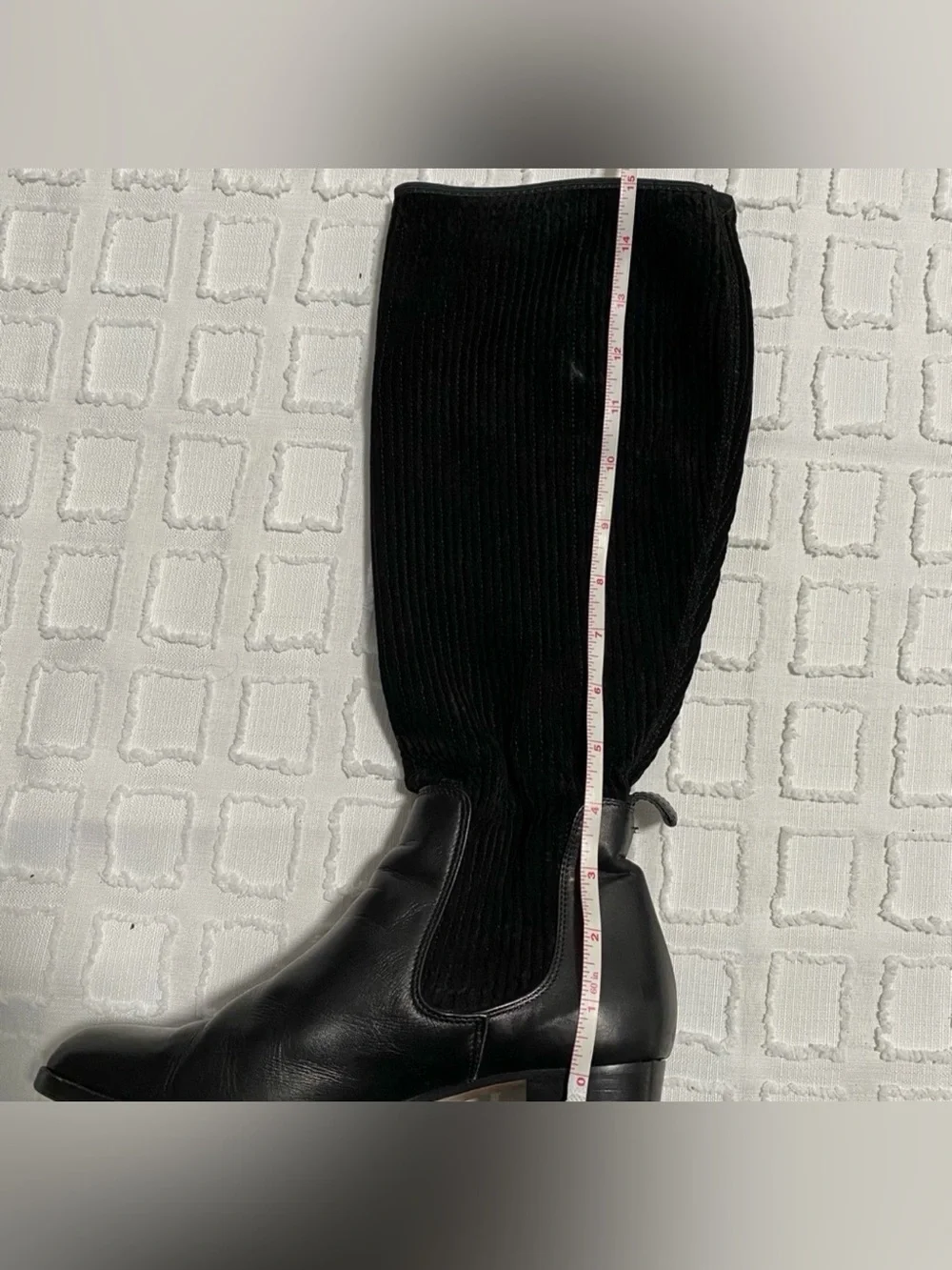 Mima Venezia Made in Italy Leather Stretch Knee High Boots 36.5